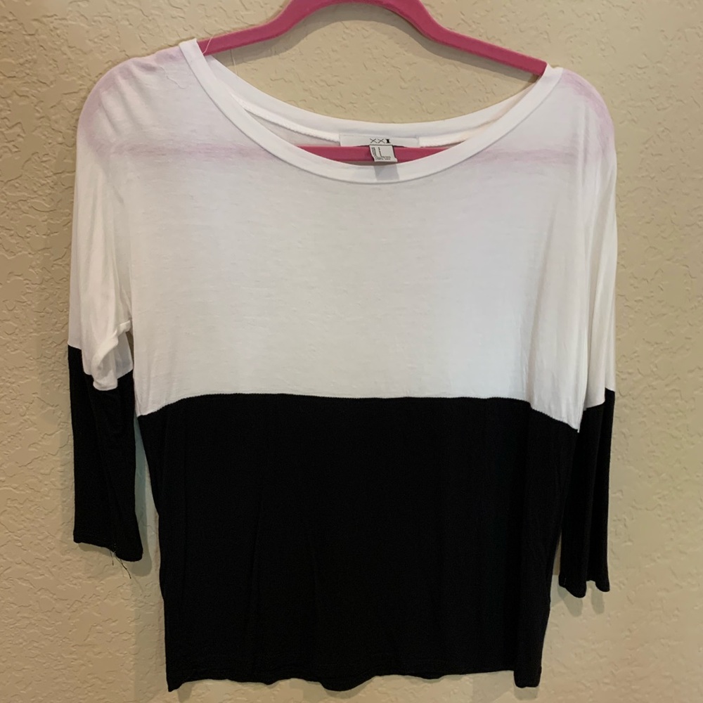 Forever 21 Color Block Shirt